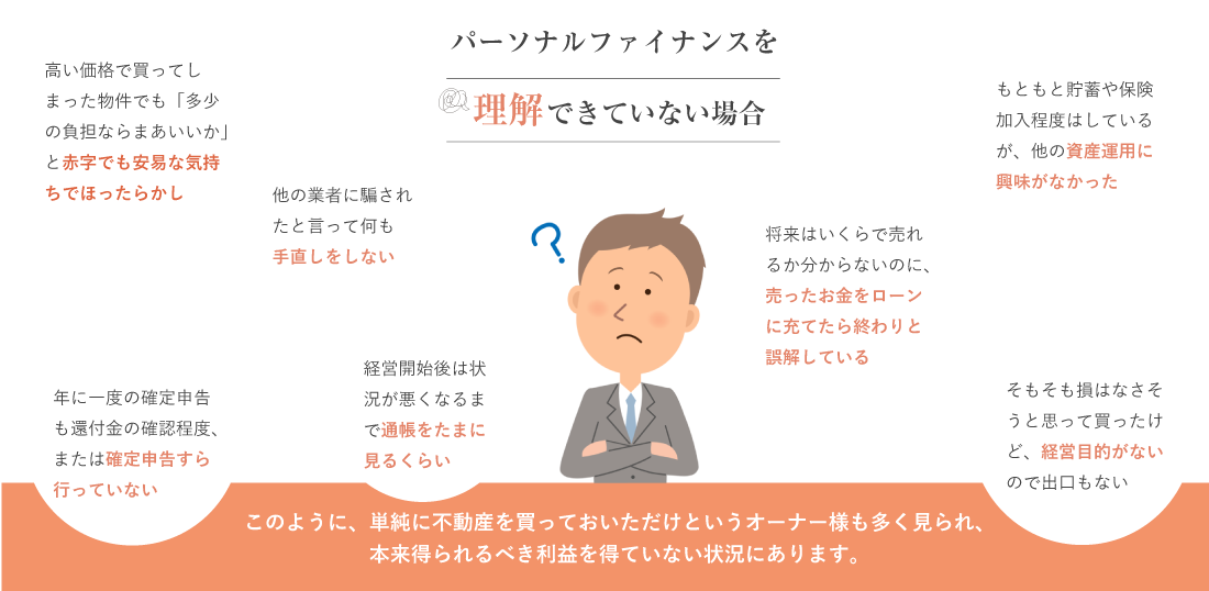 パーソナルファイナンスを理解できていない場合